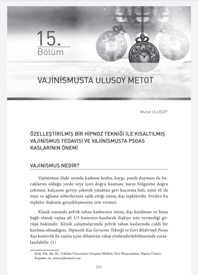 Vajinismus Hipnoz Kitap 